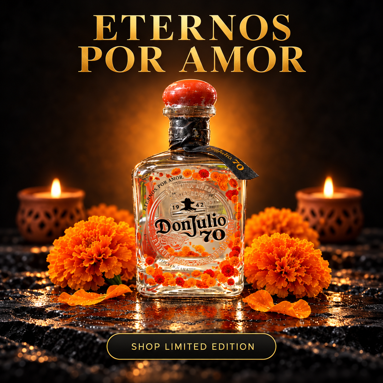 Don Julio 70 Eterno Por Amor limited edition tequila